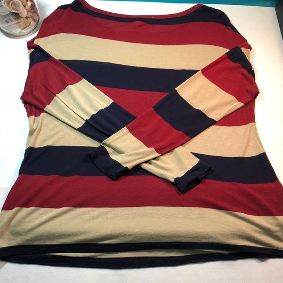 Soft Joie Long Sleeved Nautical Striped Top - Picture 4 of 8